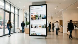 Écran d’affichage dynamique : usages, formats et choix