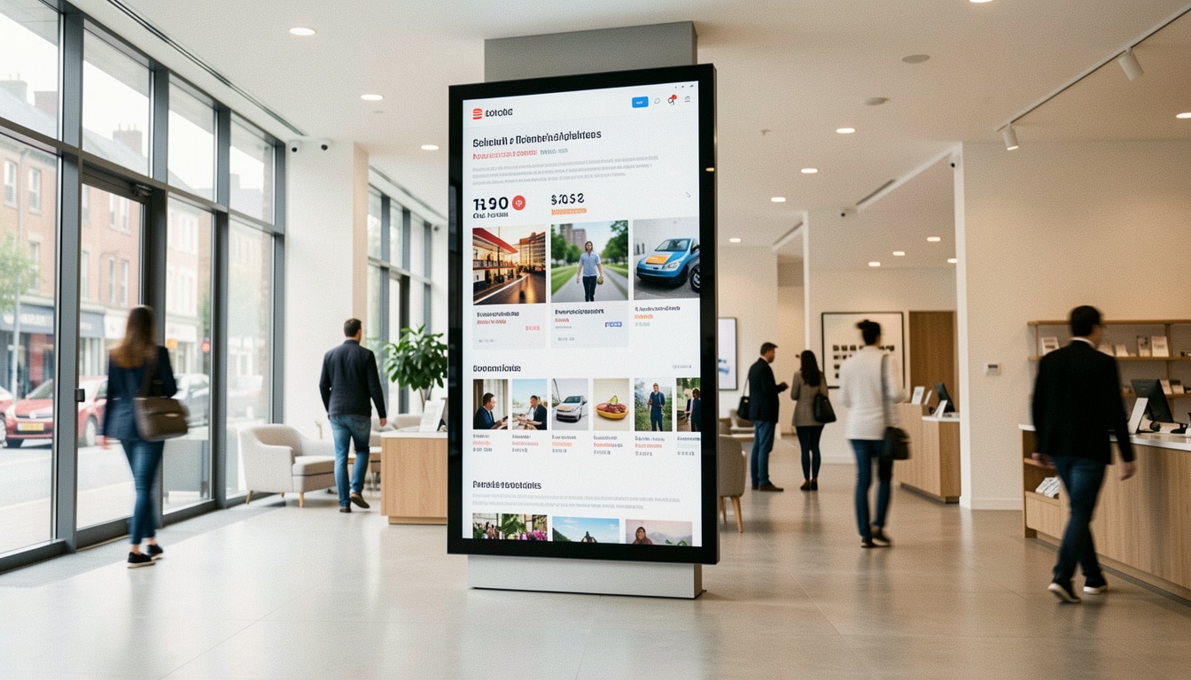 Écran d’affichage dynamique : usages, formats et choix